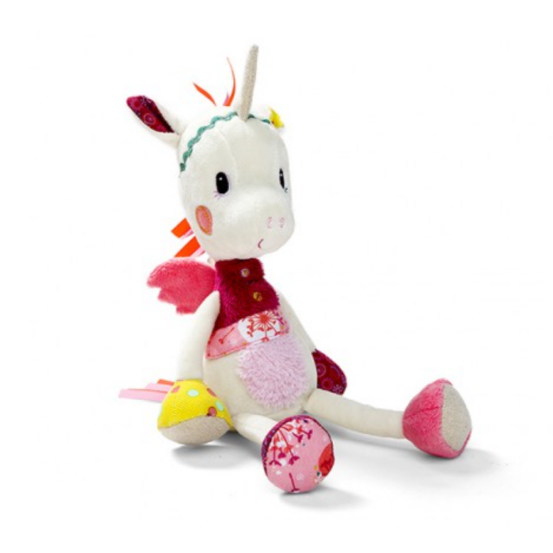  louise the unicorn soft toy pink 